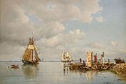 Carl Bille Sommardag i Oresund oil